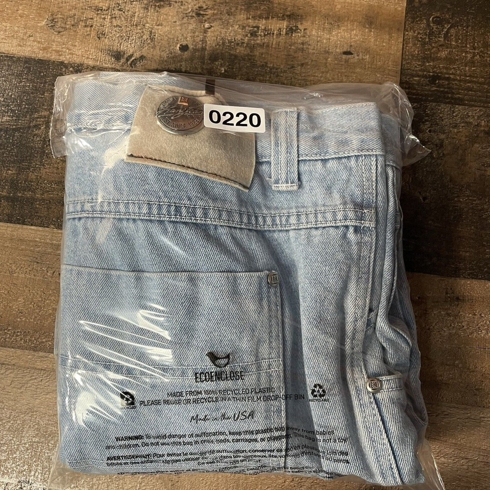 Vintage Y2K Karl Kani Jean Shorts 54 Baggy Wide Leg Jorts Blue Denim Hip Hop - Picture 12 of 12